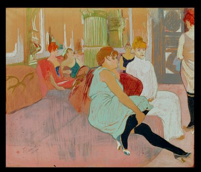 Im Salon an der Rue des Moulins, 1894 von Henri de Toulouse Lautrec